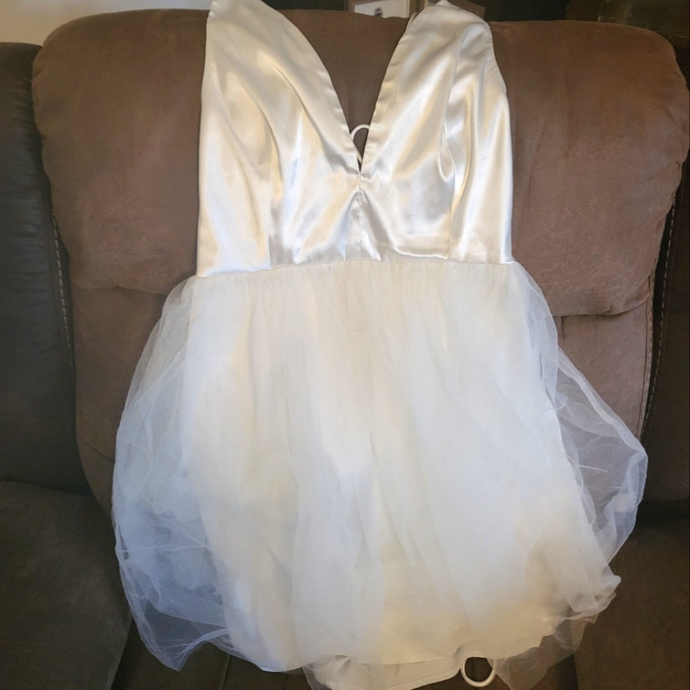 White dress